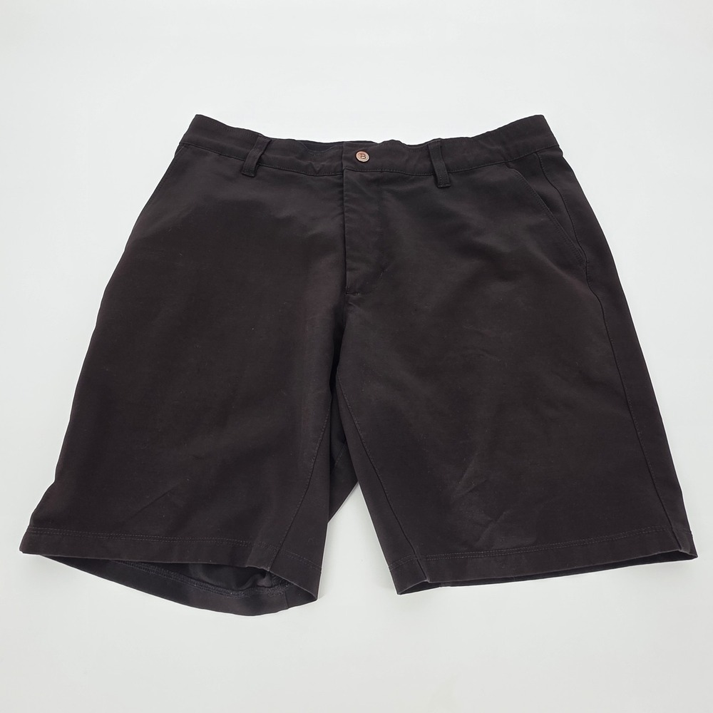 BYLT Kinetic Shorts Men Large L Stretch Performance Athletic Charcoal Grey Black